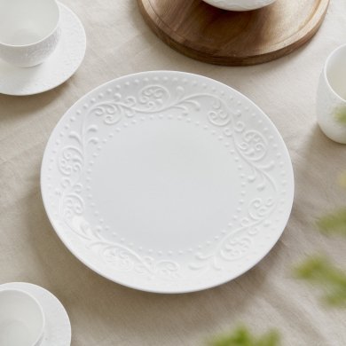 Тарілка Homla SYLIA 27 см | Білий 213937 фото - 6