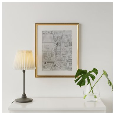 IKEA Рамка SILVERHOJDEN (ИКЕА СИЛЬВЕРХОЙДЕН) 30370405 фото - 2