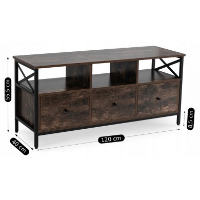 Тумба під ТВ Mebel Elit ZONE Дуб рустик - 8 Тумба під ТВ Mebel Elit ZONE Дуб рустик ME.ZONE/RUB/CZ/RTV фото - 8