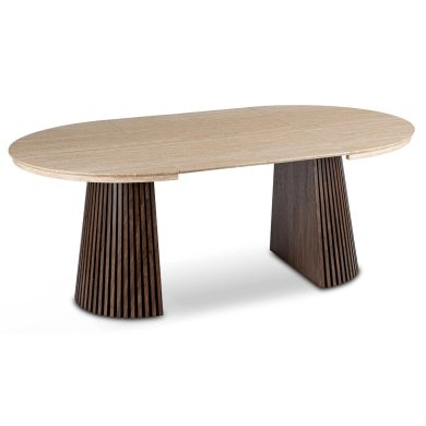 Розкладний обідній стіл Mebel Elit ADRIEN Травертин ME.ADRIEN/TRAW/O/S фото - 5