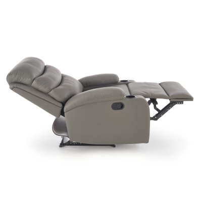 Кресло мягкое раскладное с реклайнером Halmar PERUS Пепельный V-CH-PERUS-FOT-POPIELATY фото - 2
