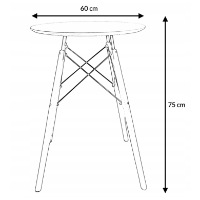Обеденный стол Kontrast MIA Белый - 10 Обеденный стол Kontrast MIA Белый 6.06.26031 фото - 10
