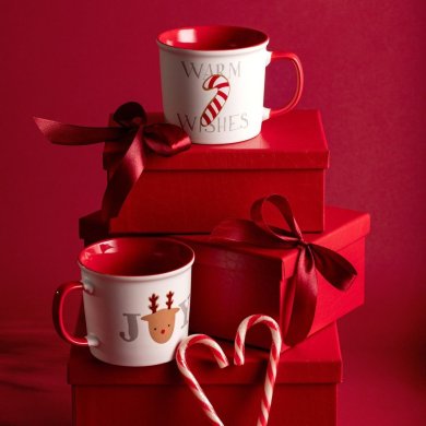 Набір кружок Homla GLIMSY 300 мл 2 шт Принт 241940 фото - 5