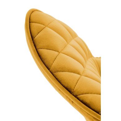 Обідній стілець поворотний Halmar K520 Гірчичний V-CH-K/520-KR-MUSZTARDOWY фото - 12