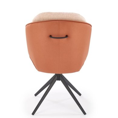 Обеденный стул поворотный Halmar K554 Бежевый V-CH-K/554-KR-BRĄZOWY фото - 6