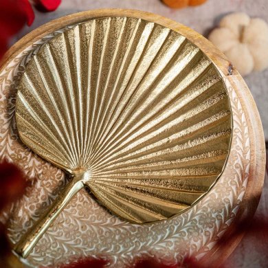 Поднос Homla GIRONA Золотой 218168 фото - 5