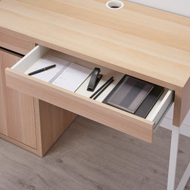 IKEA Письменный стол MICKE Дуб (ИКЕА МИКЕ) 80484763 фото - 17