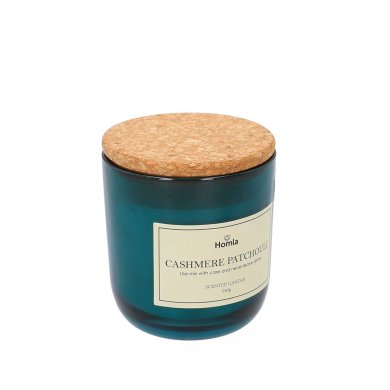 Ароматическая свеча Homla VERDE Cashmere Patchouli | Синий 164615 фото - 3