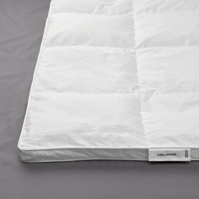 IKEA Ковдра демісезонна FJALLHAVRE 150x200 см Білий (ИКЕА ФЬЕЛЛЬХАВРЕ) 80458047 фото - 2