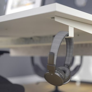 IKEA Каркас столу регульований MITTZON 120/140/160x60 см Білий 30527920 фото - 5