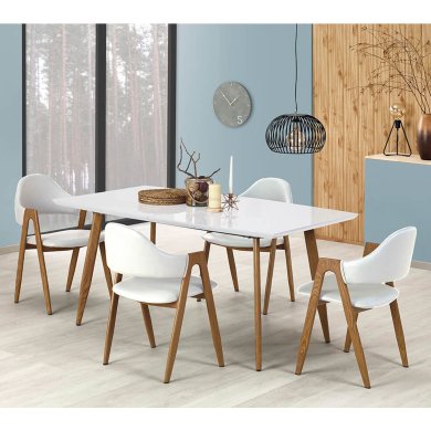 Раскладной обеденный стол Halmar RUTEN Белый V-CH-RUTEN-ST-BIAŁY фото - 3