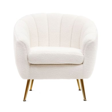 Крісло м'яке Homla REIKA Білий 211297 фото - 2