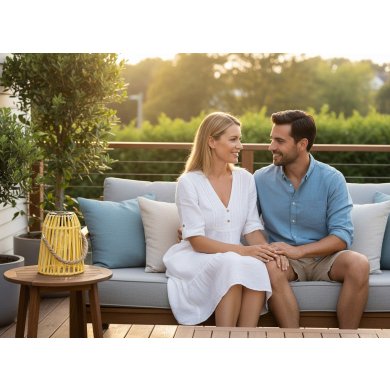 Декоративний світильник на сонячній батареї Garden Line LAP6013 Жовтий LAP6013 фото - 2