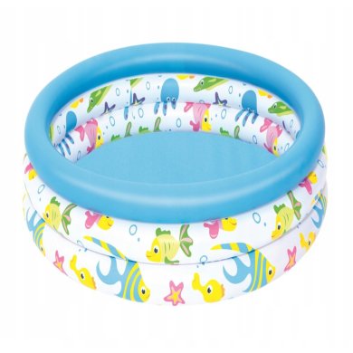 Надувной детский бассейн Bestway 51009 122х25 см Принт BES51009 фото - 4