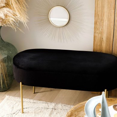 Скамья Homla LAYLA Welur Черный 209863 фото - 6