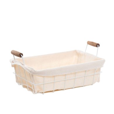 Корзина Homla DUNCAN CLOTH 35x15 см Кремовый 213222 фото - 2
