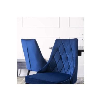 Обеденный стул Mebel Elit CORK Welur Синий ME.CORK/GR/V/K фото - 6