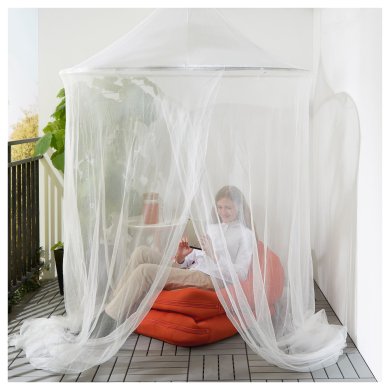 Москитная сетка SOLIG Белый - 2 IKEA Москитная сетка SOLIG Белый (ИКЕА SOLIG) 10148157 фото - 2