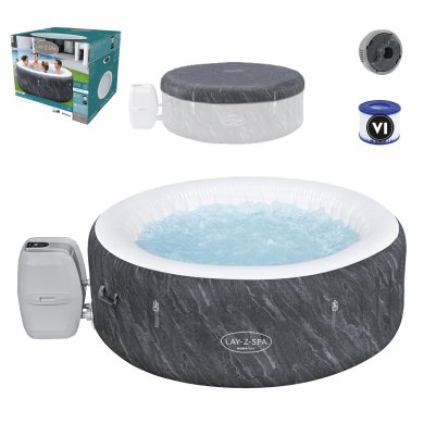 Джакузі Bestway LAY-Z-SPA BORACAY AIRJET 180х66 см Принт BES60175