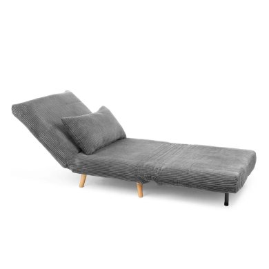 Крісло м'яке розкладне Homla SOLACE Velvet Сірий 222999 фото - 4