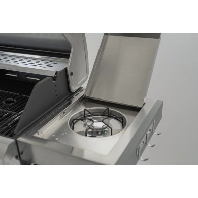 Газовий гриль з чавунною решіткою Corciano PAUL Сріблястий - 4 Газовий гриль з чавунною решіткою Corciano PAUL Сріблястий 5901157670472 фото - 4