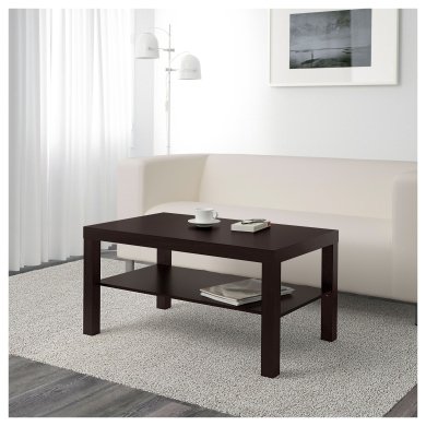 IKEA Журнальный стол LACK Черный (ИКЕА НЕДОСТАТОК) 40104294 фото - 3