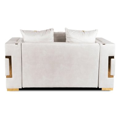 Диван Mebel Elit PALLAZO 2S Welur Кремовый ME.PALLAZO2S/KR/ZL/V/SOF фото - 3