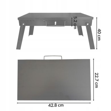 Складаний вугільний гриль Kontrast BBQ1009 Чорний - 6 Складаний вугільний гриль Kontrast BBQ1009 Чорний 5.22.14300 фото - 6