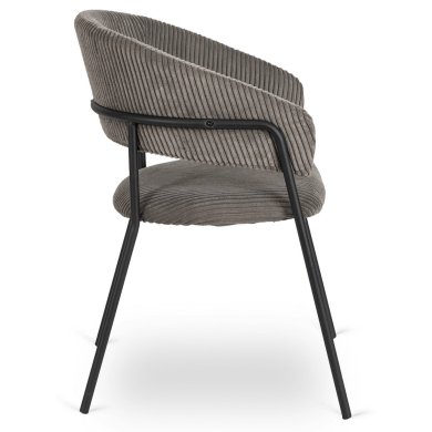 Обеденный стул Mebel Elit TINKA Velvet Серый - 3 Обеденный стул Mebel Elit TINKA Velvet Серый ME.TINKA/P/SZTR/K фото - 3