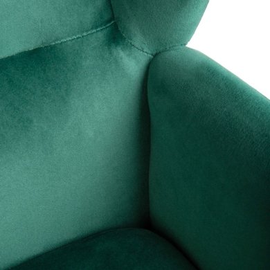 Крісло м'яке Homla VINDER Зелений 218199 фото - 4