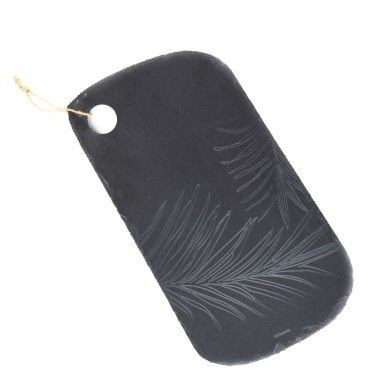 Сервірувальна дошка Homla STONE 47x25 см | Чорний - 2 Сервірувальна дошка Homla STONE 47x25 см | Чорний 164789 фото - 2