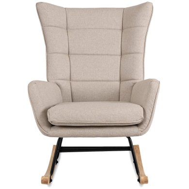 Кресло-качалка мягкое Mebel Elit JACKSON 2 Бежевый - 2 Кресло-качалка мягкое Mebel Elit JACKSON 2 Бежевый ME.JACKSON/BZ/D/T/FW фото - 2