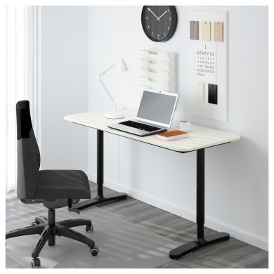 Столешница BEKANT 140х60 см Белый - 3 IKEA Столешница BEKANT 140х60 см Белый (ИКЕА БЕКАНТ) 20255321 фото - 3