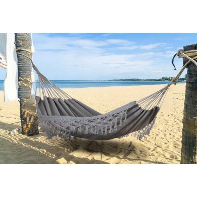 Гамак Kontrast MIDAS 200х150 см Сірий - 3 Гамак Kontrast MIDAS 200х150 см Сірий 5.02.211569 фото - 3