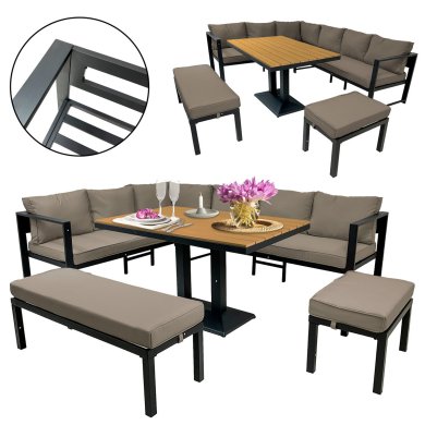 Комплект садовой мебели Kontrast GLOBO Коричневый 5.05.27130 фото - 2