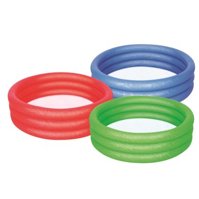 Надувной детский бассейн Bestway 51024 102х25 см Красный BES51024 фото - 5