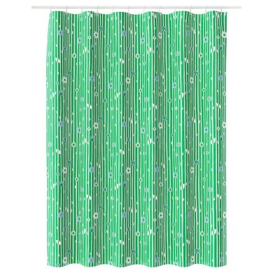 IKEA Занавеска для душа BOLLBUDDLEJA 180x200 см Принт (ИКЕА БОЛЛБУДДЛЕЯ) 30609925