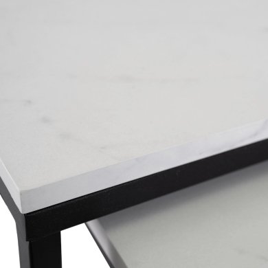 Комплект журнальних столів Mebel Elit ORI Marmur Білий - 4 Комплект журнальних столів Mebel Elit ORI Marmur Білий ME.ORI/BM/CZ/L фото - 4