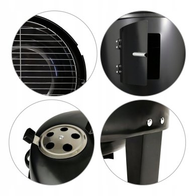 Вугільний гриль-коптильня Kontrast BBQ1004 Чорний - 6 Вугільний гриль-коптильня Kontrast BBQ1004 Чорний 5.22.13969 фото - 6