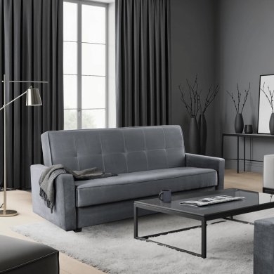 Розкладний диван Mebel Elit ALUNA Welur Сірий PPHUE.MATRIX/PAROS6/WER фото - 9