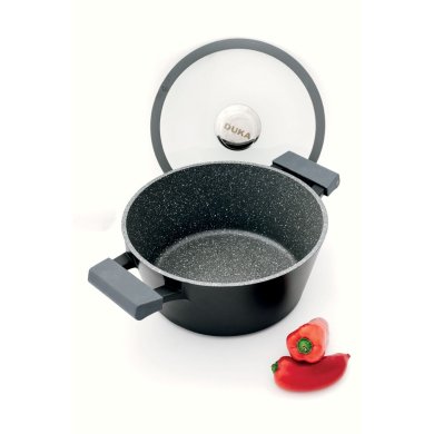 Каструля з кришкою Duka Gota Cook 3,1л | Сірий 1213293