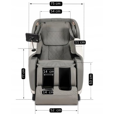 Крісло масажне Mebel Elit VX MAX Сірий ME.VXMAX/P/E/FW фото - 25