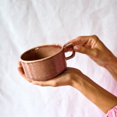 Кружка Homla MYSTIC 360 мл Рожевий - 4 Кружка Homla MYSTIC 360 мл Рожевий 230146 фото - 4