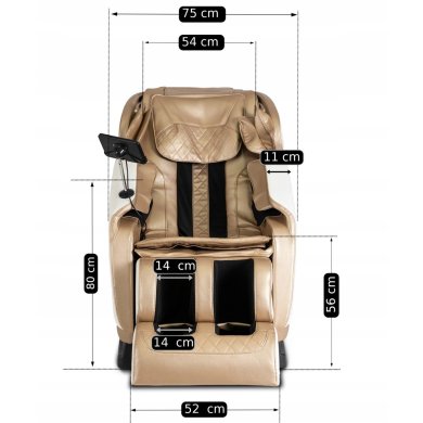 Крісло масажне Mebel Elit RX ULTRA PRO MAX Бежевий ME.RXULTRAPROMAX/BZ/E/FW фото - 32