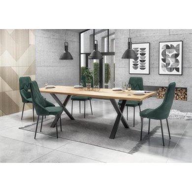 Обеденный стол Halmar APEX 78х120 см Дуб V-PL-APEX_120-ST-OKL.NATURALNA фото - 5