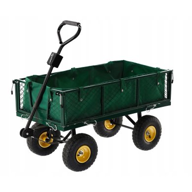 Садовая тележка Garden Line 120 л Зеленый WOZ6841 фото - 3