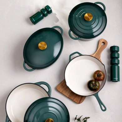 Каструля з кришкою Homla ANDREAS 4,5 л Зелений 244318 фото - 6