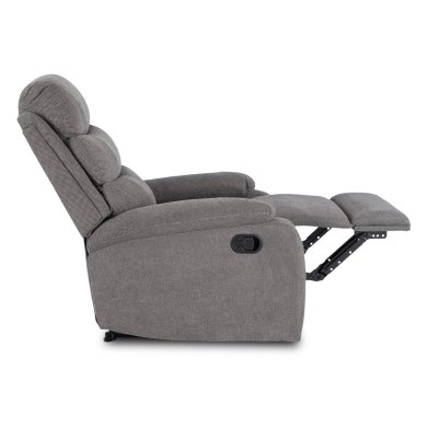 Крісло м'яке розкладне з реклайнером Mebel Elit KOBE 2 Сірий ME.KOBE/P/T/FW фото - 5
