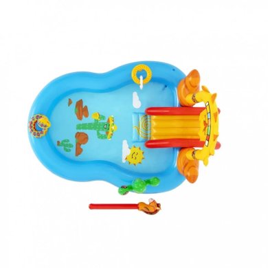 Надувной детский бассейн Bestway 53118 WILD WEST PARK 264х188х15 см Принт BES53118 фото - 8