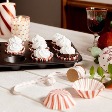 Форма для выпечки кексов Homla FEBE 35x26x3 см Черный - 6 Форма для выпечки кексов Homla FEBE 35x26x3 см Черный 218656 фото - 6